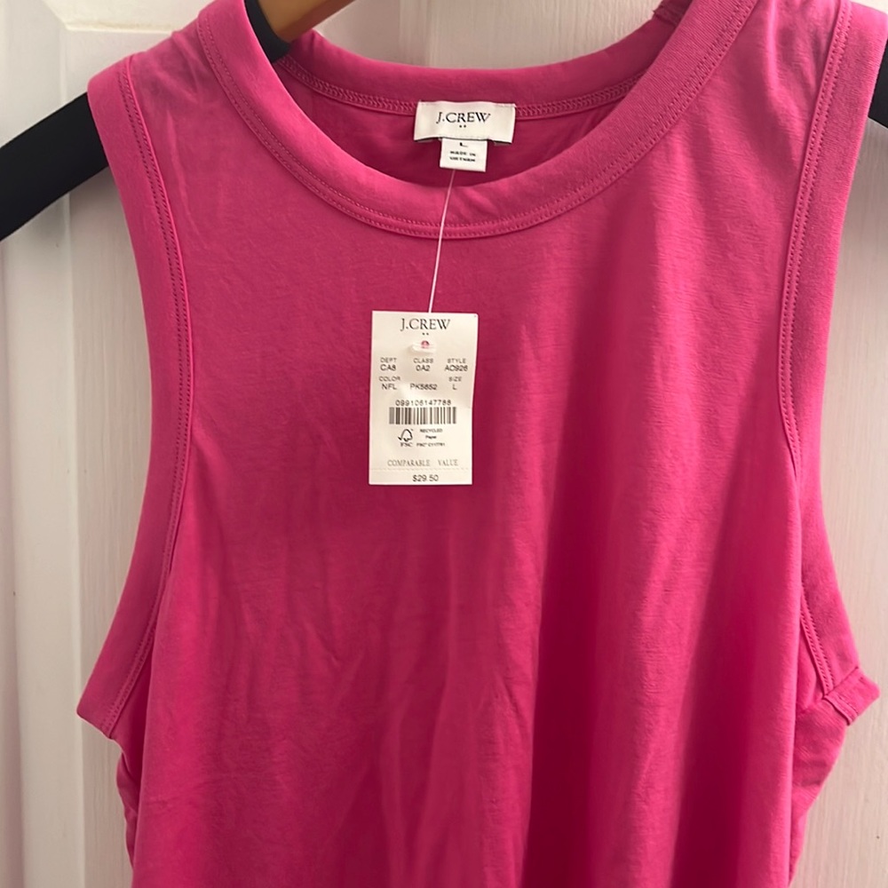 Pink Jcrew sleeveless tank